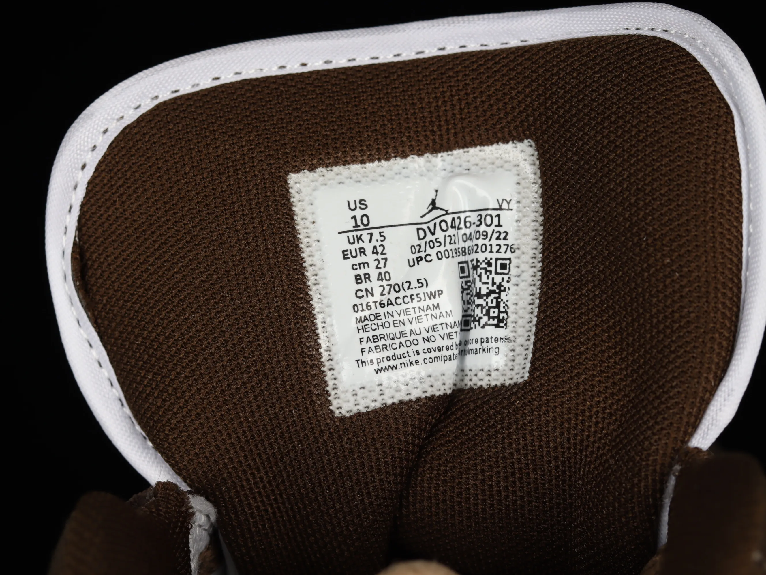 All categories Air Jordan Jordan series basketball shoes Air Jordan 1 Low Z version Air Jordan 1 Low "Mocha Toe" AJ1 Joe 1 Mocha low-top cultural and leisure sports sneakers DV0426-301